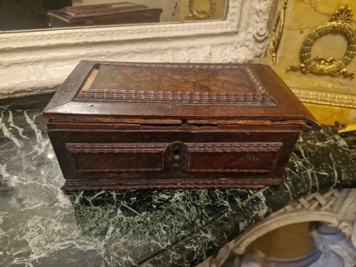 Coffret ancien bois - coffret, Époque