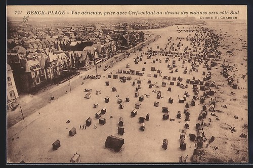 Cpa berck plage - berck-plage,, vue