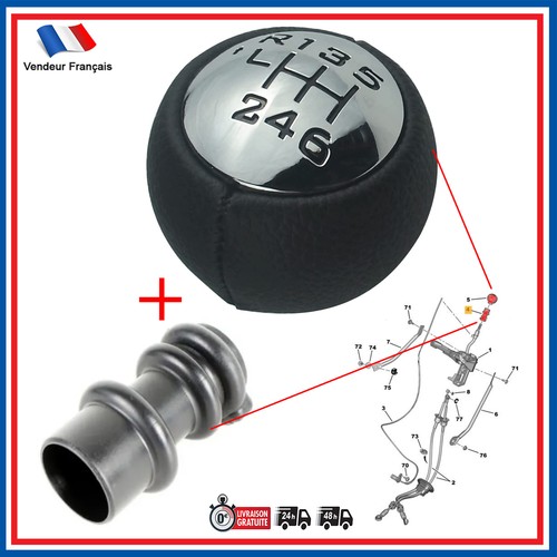 Pommeau levier vitesse pour - levier,