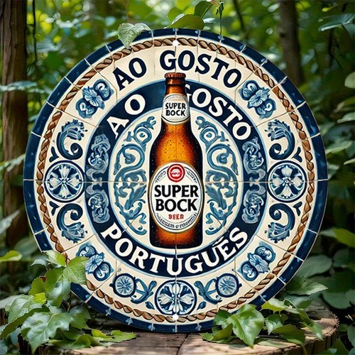 Vintage super bock beer tin - super,