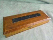 Antique, SEWING BOX. Wooden. Brand MORRIS & YEOMANS.