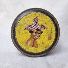 Boîte Ancienne Métal Simplex Vichy – Publicité Vintage Afro – France Années 50
