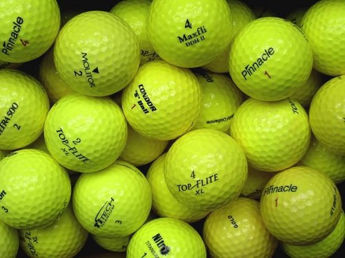 100 golfballs marken mix - golfballs, marken-mix
