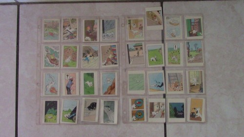 Tintin chromo bubble gum serie - tintin,