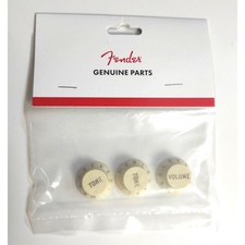 Set de Boutons Strat Fender® road Worn® aged white