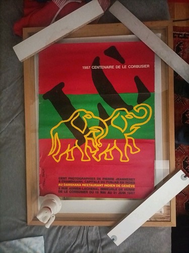 Corbusier affiche 1987 - le,