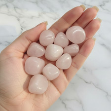 Quartz rose fait main