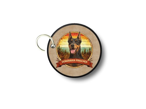 Porte cles clefs imprime - , chien