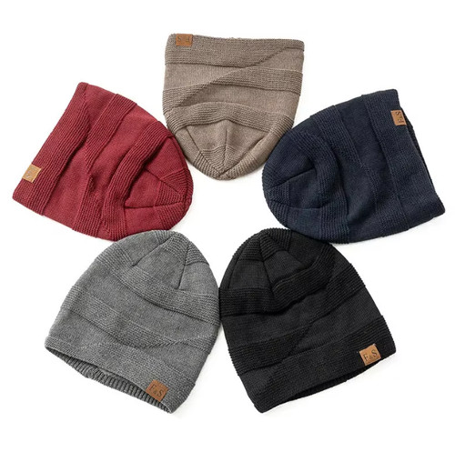Bonnet hiver chaud - , doublé