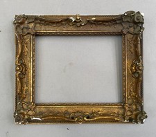 Cadre ancien en bois et stuc