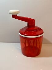 ⭕ Tupperware speedy chef rouge batteur manuel mayonnaise chantilly