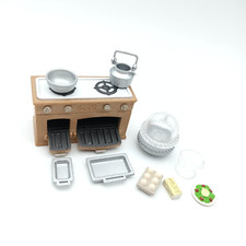 Jouet Sylvanian Cuisinière Four Cuisine Maison poupée Epoch