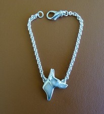 Small Sterling Silver Doberman