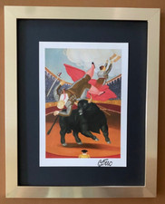 FERNANDO BOTERO + AWESOME SIGNED VINTAGE PRINT + FROM COLOMBIA  + IN NEW  FRAME!
