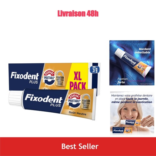 Fixodent crème adhésive pour - fixodent,