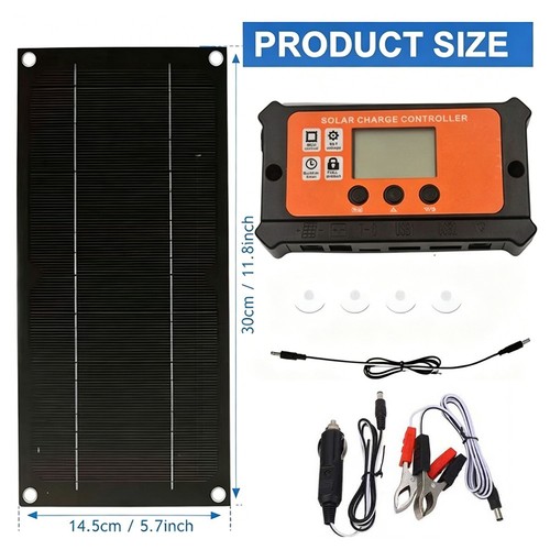 Kit panneau solaire 12v avec - panneau,