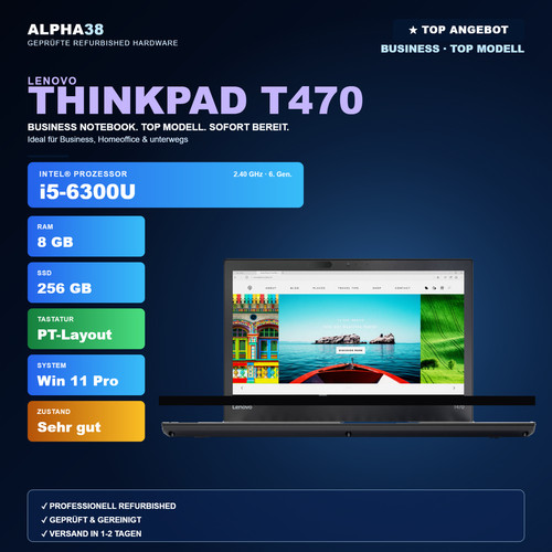 Lenovo thinkpad t470 business - lenovo,