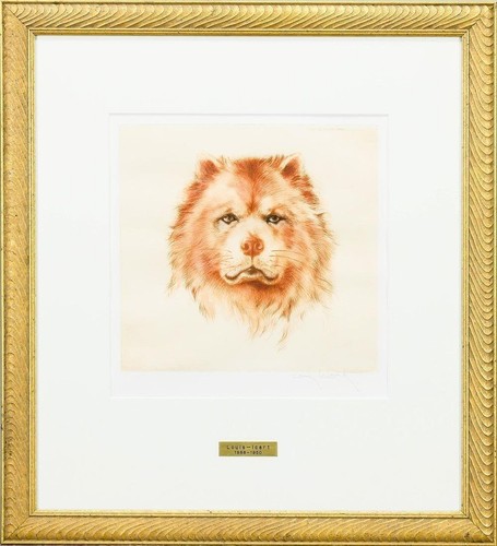 Louis icart dollar mon - dollar, chien