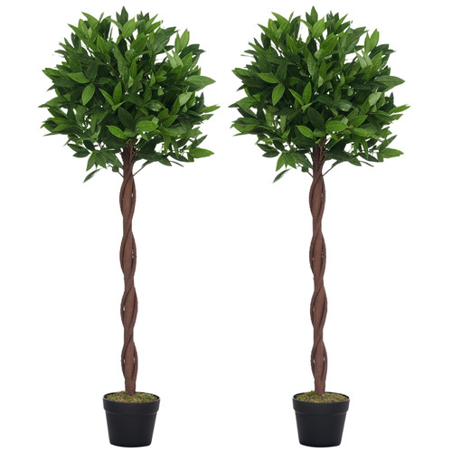 Lauriers artificiels topiaires