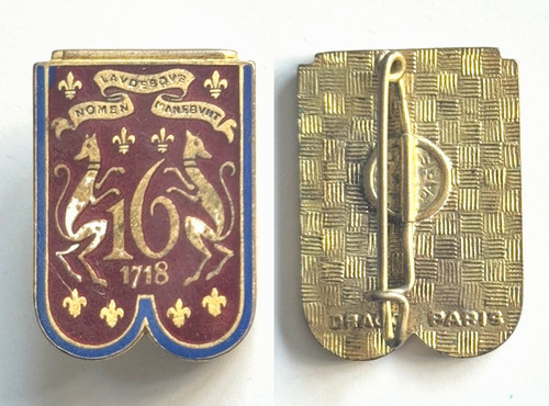 Insigne abc régiment de - abc, 16°