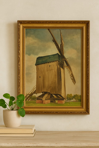 Tableau ancien huile - ancien, sur