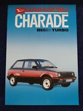 1985 Daihatsu Charade Turbo Brochure