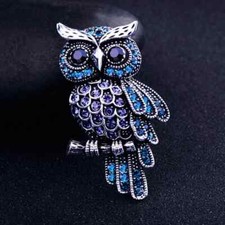Broche Chouette, Hibou (4,5cm)