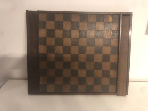 Jeu dames ancien bois - jeu, de