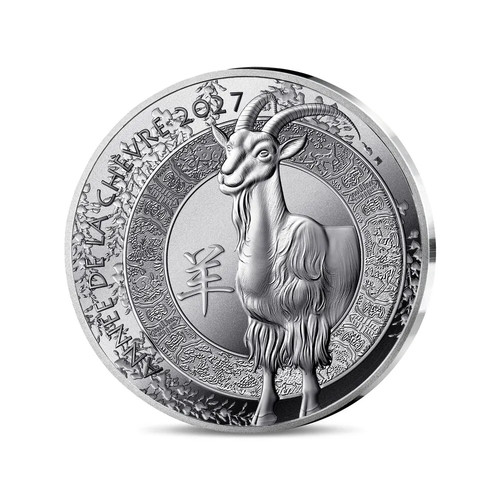 Année chèvre monnaie - chèvre,