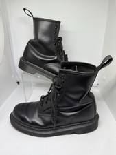 Dr Martens All Black 1460 Mono 8 Hole Boots 38 EU 6 US Men’s Leather Doc