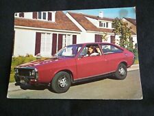 Carte Poste semi-moderne publicitaire Renault 15 TS Claude Fontaine/Raymond