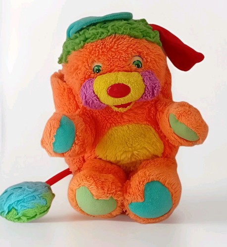 Peluche popples orange jaune - popples,