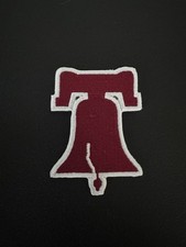 Retro Classic Philadelphia Phillies Maroon Liberty Bell Logo Patch NEW ⚾️ ?