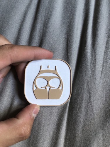 Magnet humoristique imprimé