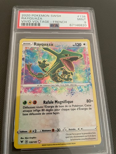 Carte pokémon rayquaza - carte,