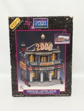 Lemax Year "2000 Millennium Celebration" Porcelain 2000 Light Sign House