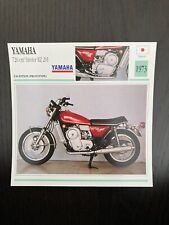 CARTE FICHE MOTO collection ATLAS YAMAHA 720 CM3 BIROTOR RZ 201