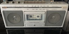 Vintage General Electric Model 3-5284A  Radio/Cassette Boom Box Ghetto Blaster