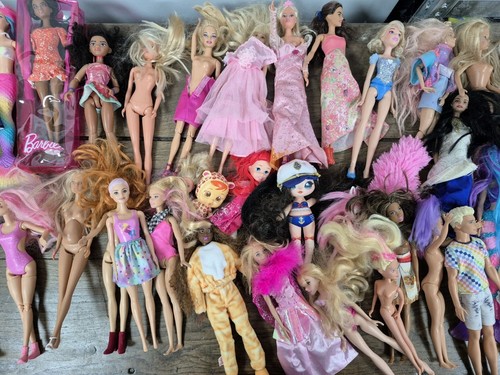 Gros lot poupée barbie - poupée, et