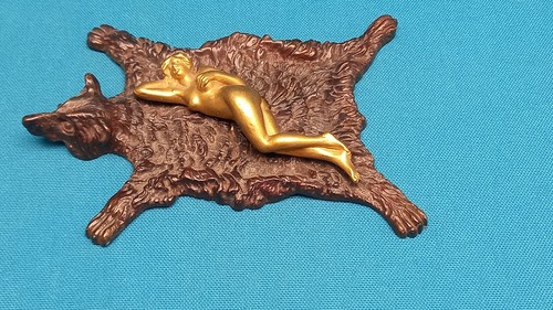 Ancien bronze polychrome - bronze,