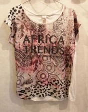 T-shirt blanc et rose T38