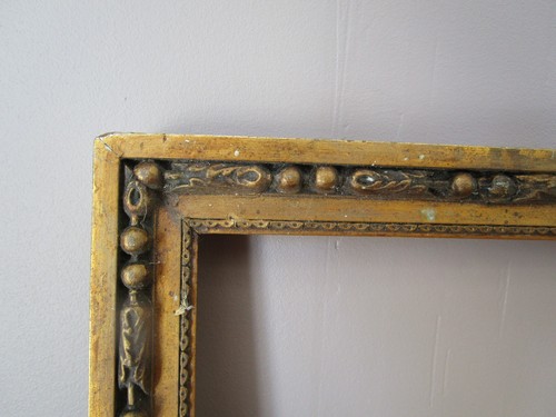 Cadre ancien bois sculpté - ancien,