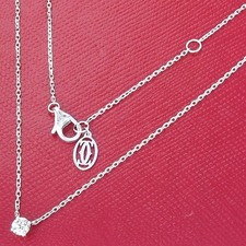 Cartier Necklace 1895 Brilliant 750 White Gold GIA and Cartier Certificate Box