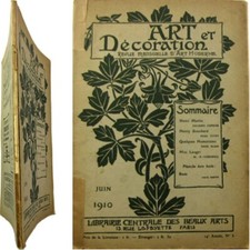 Revue Art et Décoration juin 1910 Henri Martin Henry Bouchard Max Laeuger potier