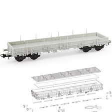 Evemodel 1pc. 1:87 Low Chassis Wagon Gauge H0 40' Non peint Non assemblé