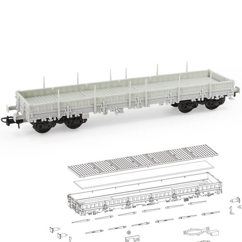 Evemodel 1pc low chassis - evemodel, 1:87
