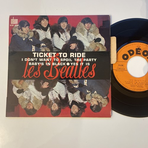 French les beatles ticket - ep,