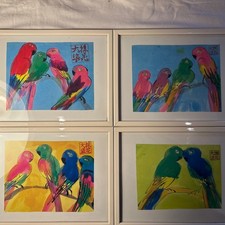 Lot de 4 Affiches encadrées