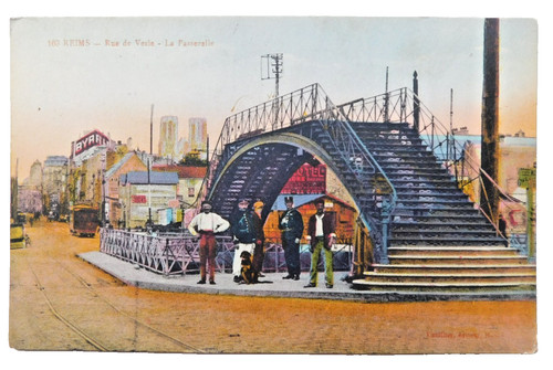 Cpa reims rue - -, de