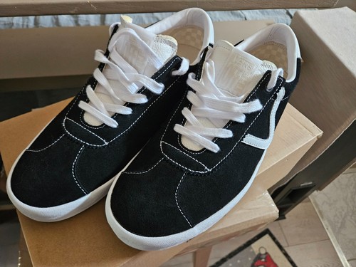 Vans skate sport black white - vans, black/white